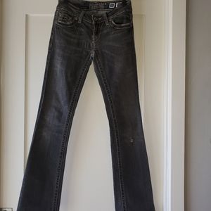 Miss Me grey washed Irene Boot Jean